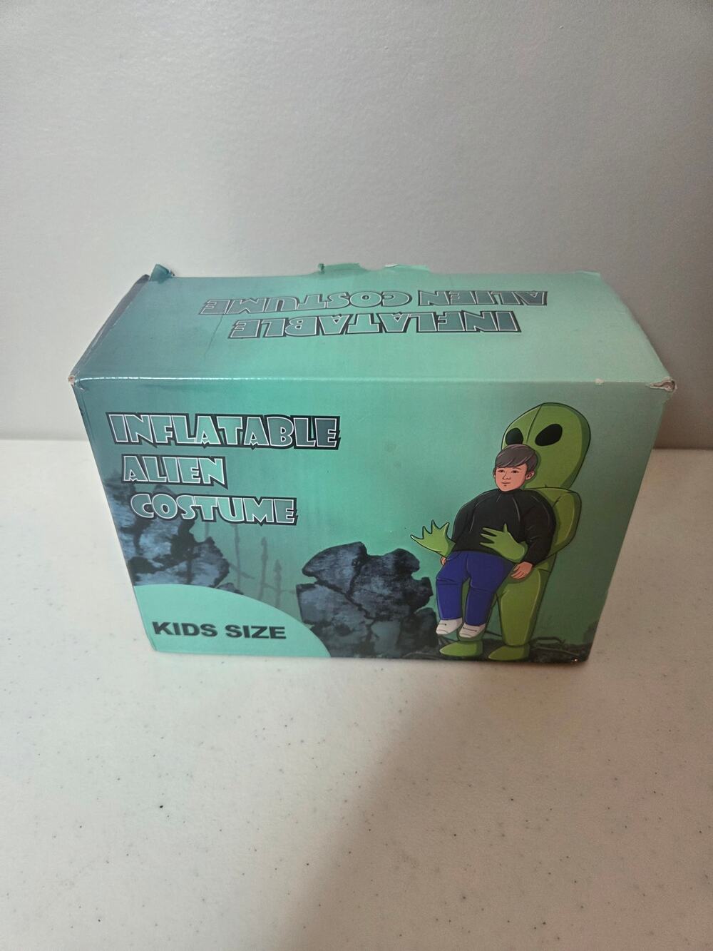 Spirit of Halloween Inflatable Alien Pick-Me-Up Kids Costume NIB